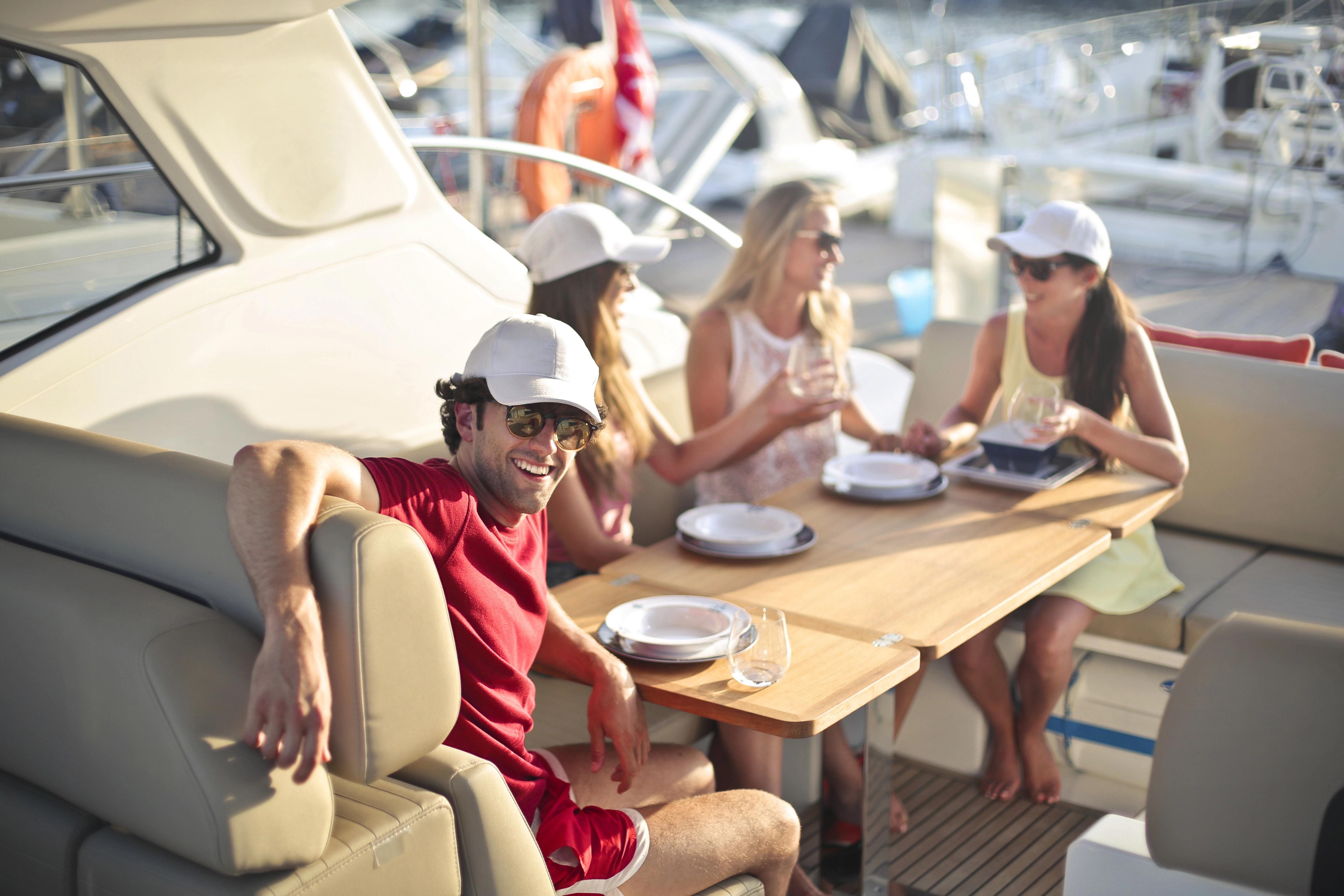 A group enjoying a secure and well-planned bachelor party event in Cartagena